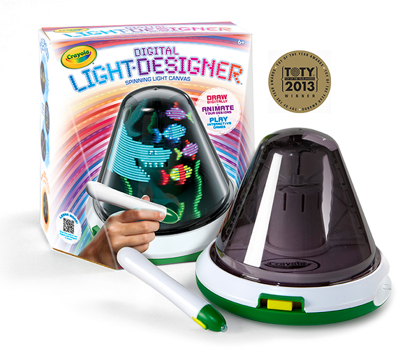 creative children digital Crayola package design toy Creativity light