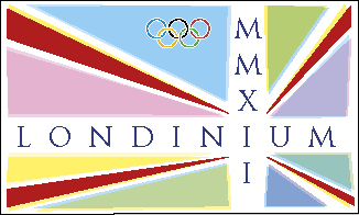 Alternative 2012 Logo Londinium MMXII logo flag