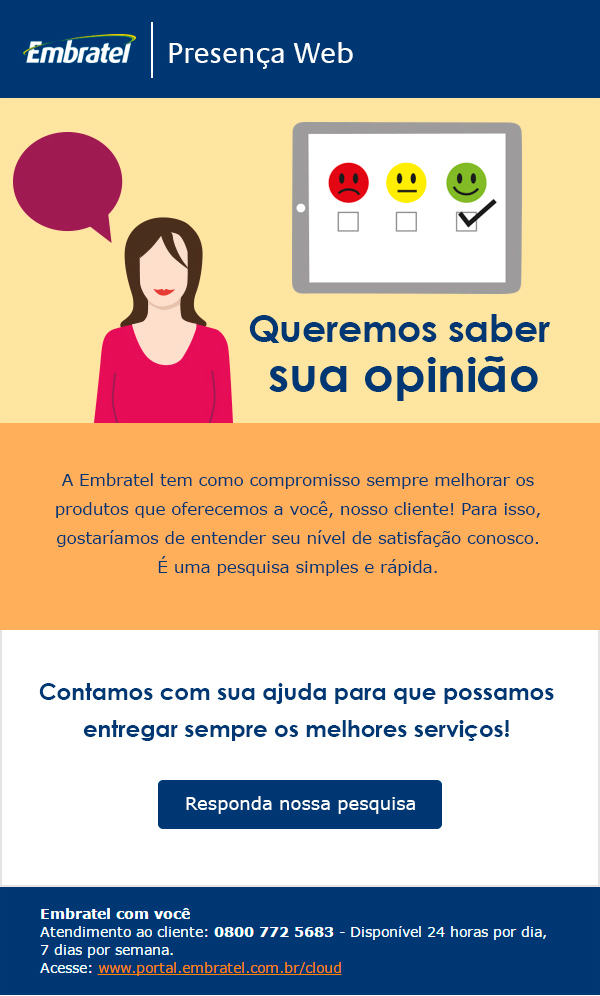 E-mails de pesquisa de satisfação Exemplos e melhores práticas