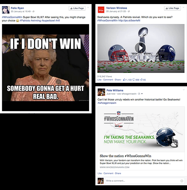 Adobe Portfolio google maps super bowl verizon Super Bowl Campaign social media