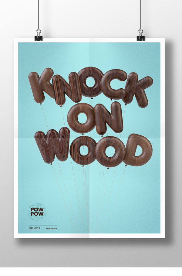 type text wood Cinema cinema4d art design graphic texture material wireframe poster ios7 apple