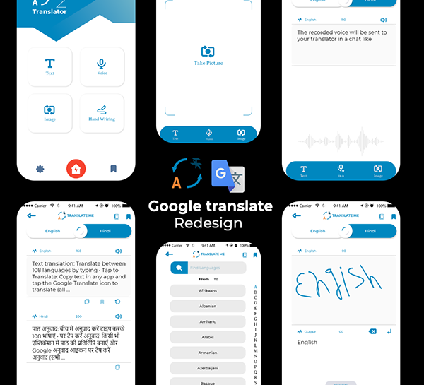 Google translate chat