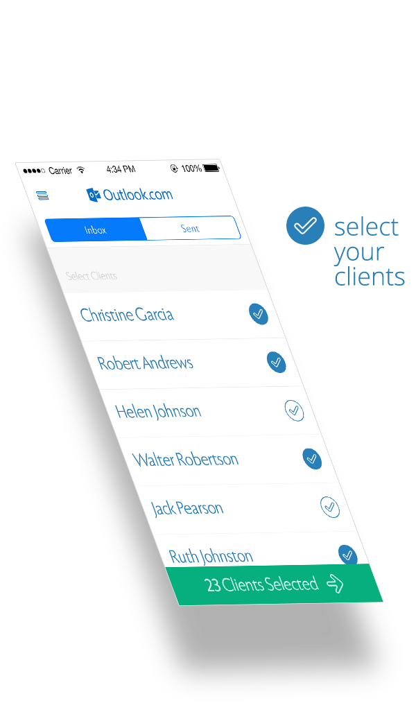 mobile ios application app Interface design UI ux iphone app Web iphone flat minimal flat design mail