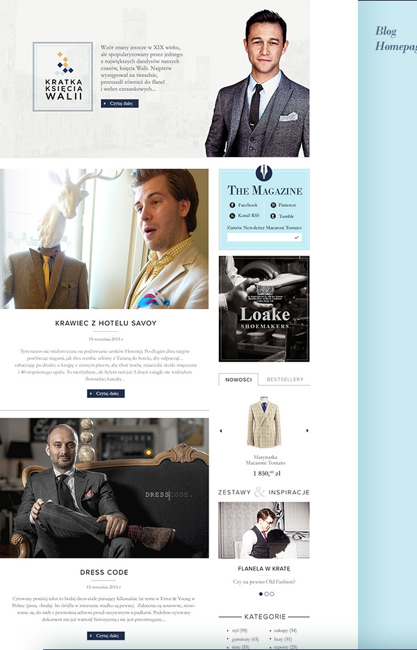 suit men tie elegant Classic navy blue model Style Blog magazine store e-commerce Online shop shop