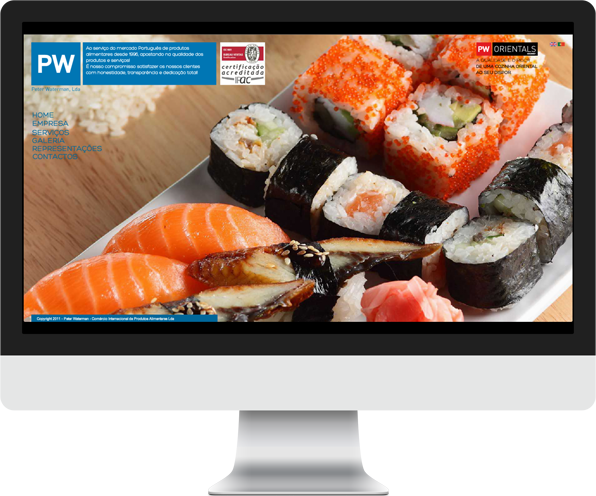 Website Webdesign Flash Culinary Sushi brand japanese culture