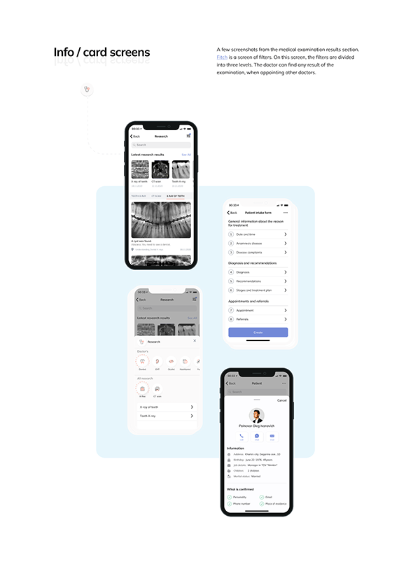 Medical mobile app | Product Design | UI/UX Design
