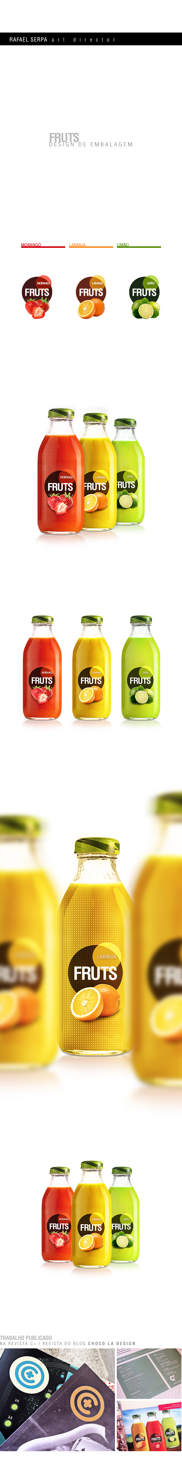 fruts juice design produto embalagem suco Rafael Serpa anapolis Goiás Pack laranja Suco Natural goiânia