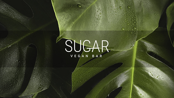 SUGAR / vegan bar / Logo design & brand identity