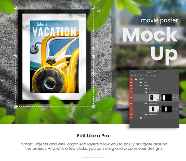 (FREE) Picture Frame & Poster Mockup