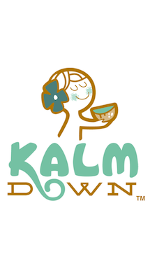 Kalm Down  kava  Packaging logo design