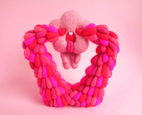 Valentine, the Love Cloud Art Toy