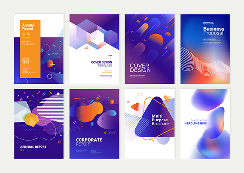 brochure template annual report business document cover abstract marketing   flayer presentation