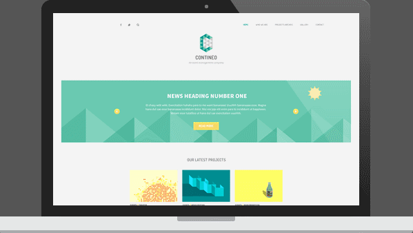 Website Design flat design minimalist design