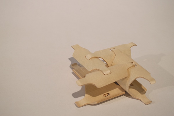 snap connection plywood bent toy
