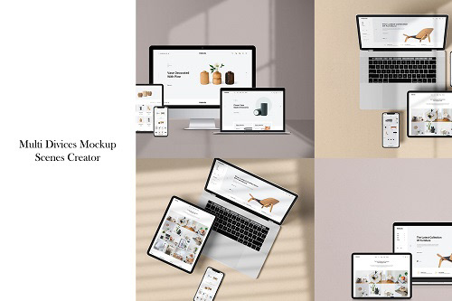 3d preview 3D screen 3d website dark web design Mockup desktop display mockup free