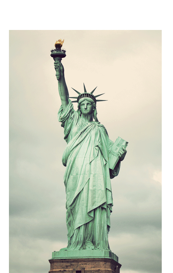 statue liberty New York united states.