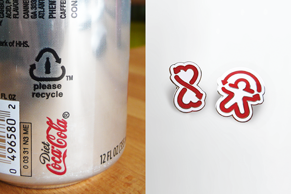 Coca-Cola Live Positively symbols