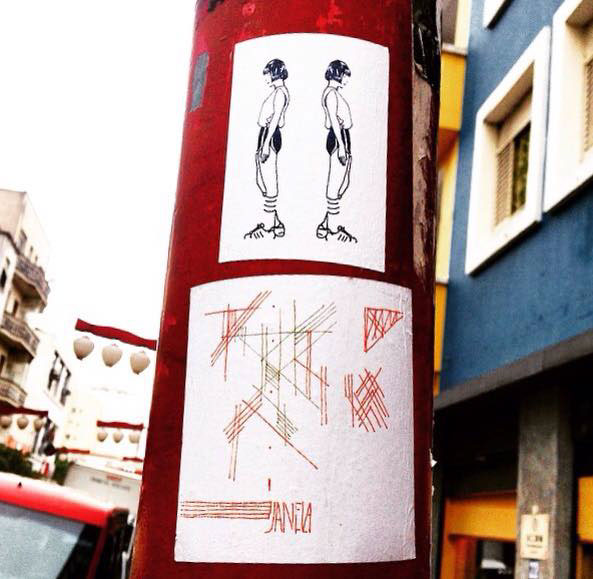 stickerart streetart linedrawing aboutus LidiaBrancher são paulo porto alegre streets