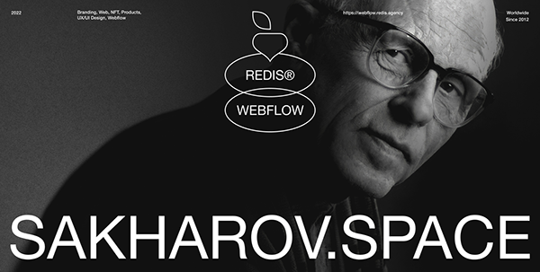 SAKHAROV.SPACE: Website Design & Webflow