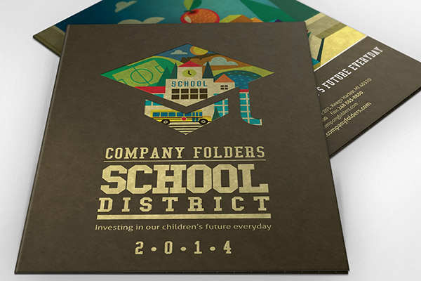 school pocket folder presentation folders free psd folder corporate Education kids template design daycare autumn Fall ideas