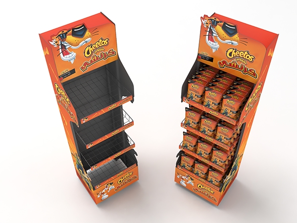 Chipsy Cheetos Floor Standing Unit Design