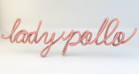 3D Type typography  
