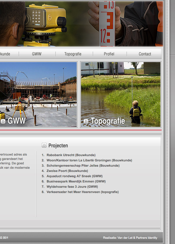 jeroen rijpstra Webdesign Van der Let & Partners Identity