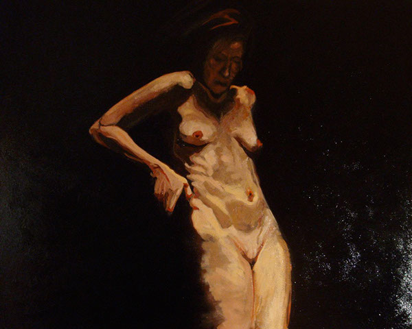 oil figurative canvas Richard Bradish