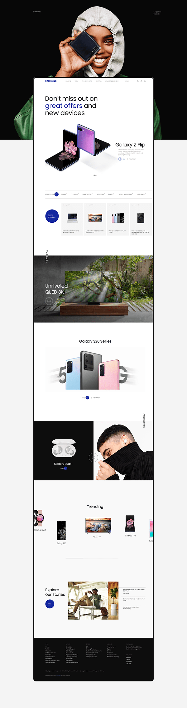 Samsung — New Website