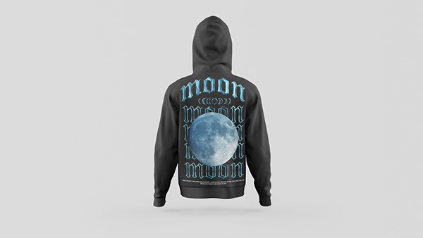 moon hoodie design