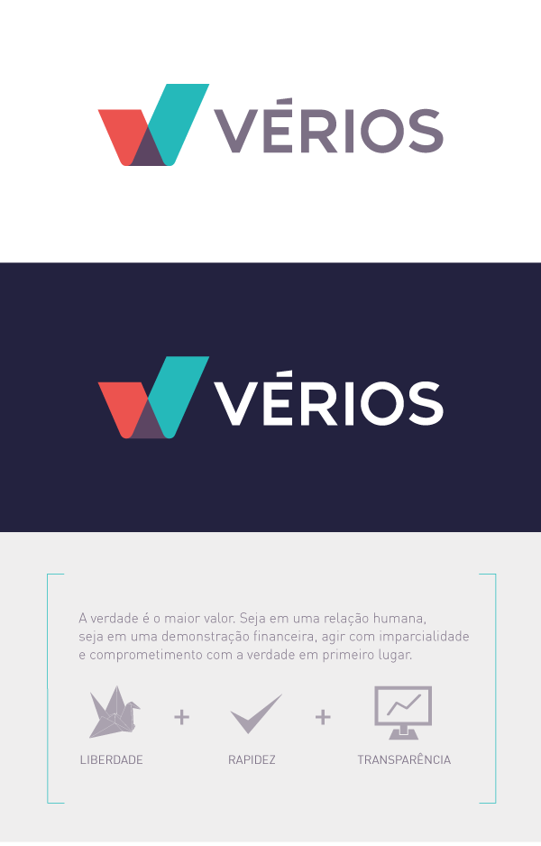 visual identity ID Rebrand comparison Investment Transparency truth logo brand positioning Wise diagonal colors