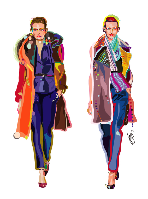 한미숙 HAN MI SUK  패션일러스 fashion illustration Fashion illustrator