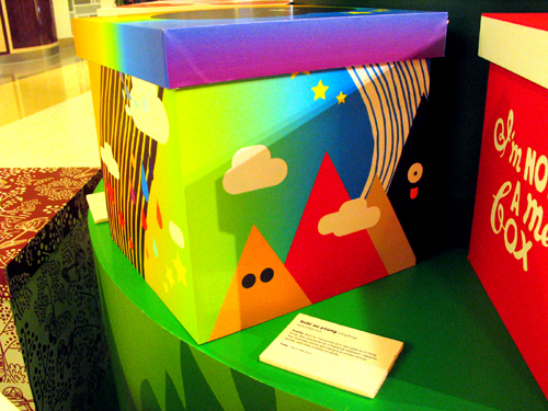 art graphic Christmas Exhibition  box