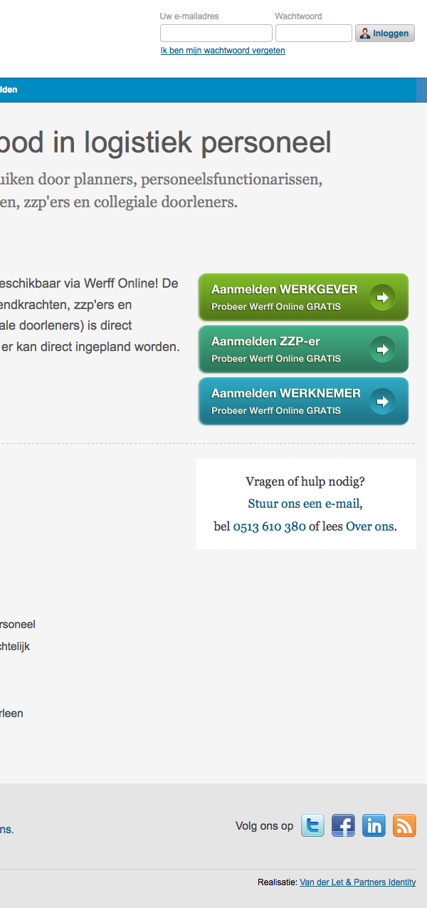 jeroen rijpstra Webdesign werff online