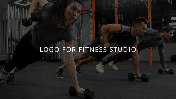 Logo for fitness studio