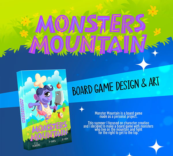 Monsters Mountain - Card game design