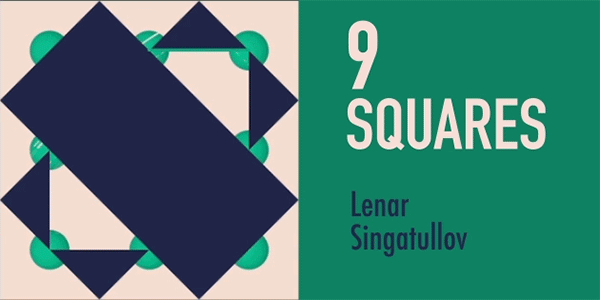 9Squares 9 squares squares liquid animation animations gif cycle animation cycle russian animation motion design colours