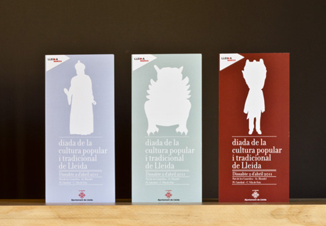 poster triptic Lleida Ajuntament comunication design graphic