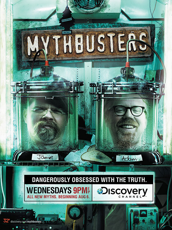mythbusters refrigerator print discovery Discovery Channel stefan poulos