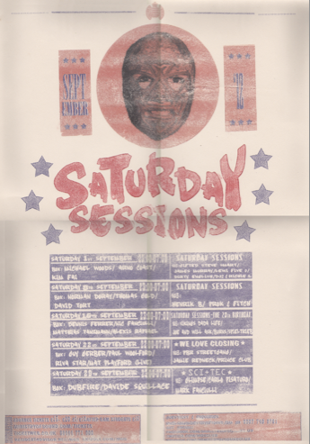 Ministry of Sound  poster design lucha libre Saturday Sessions Competition Brief print design 