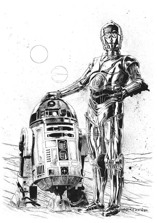 Star Wars example #186: Illustration - Star Wars on Behance
