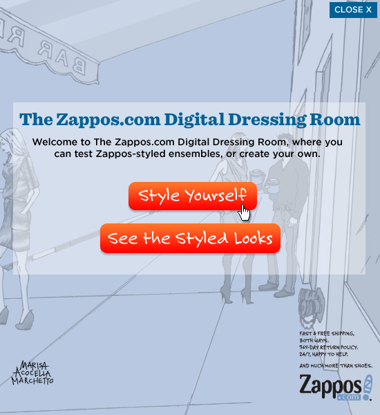 Zappos tablet ads iPad