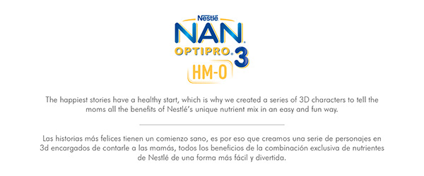 NAN HMO Nestlé Character 3d