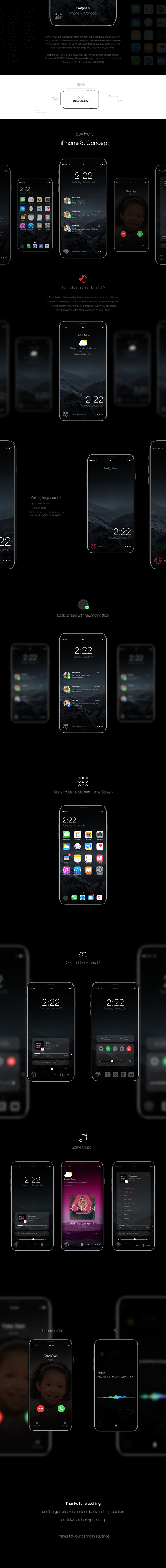 iPhone 8. Concept Design