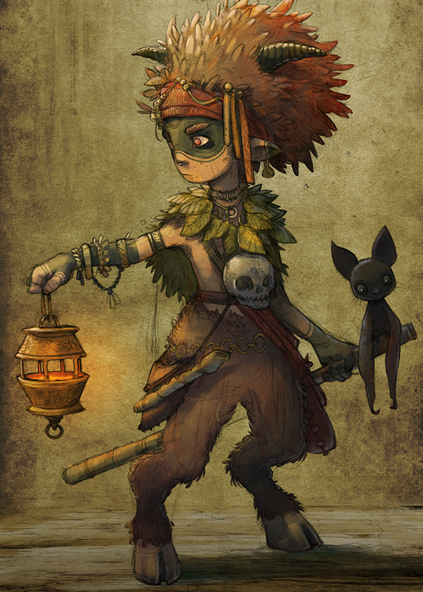 conceptart characterdesign characters danidiez portfolio shamans
