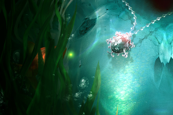 depthcore  underwater  dark  demon  girl  Couple  mermaid   echoes  fishes 