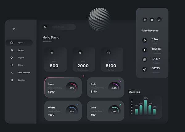 Reverse Engineering - Concept to Design- Dashboard UI