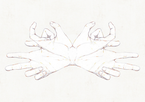 hands  Illustration prints