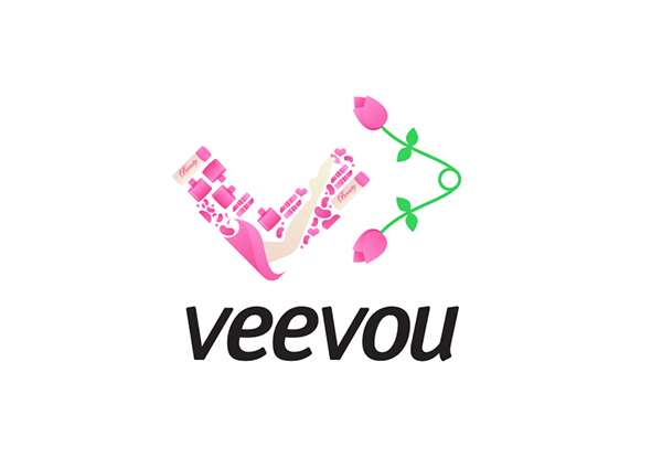 groupon Web Layout veevou vee VOU more green Fun pink