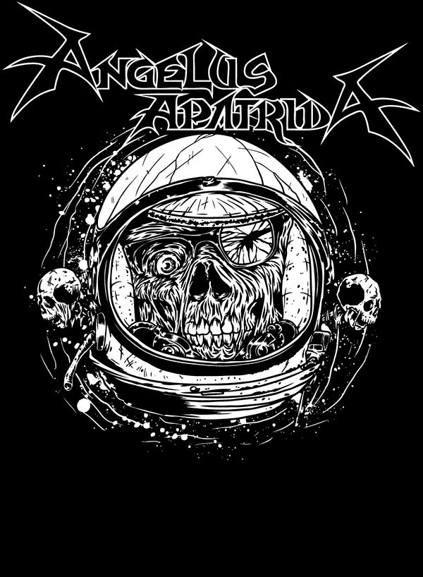 Angelus Apatrida metal trash merchandise Merch skull zombi horror